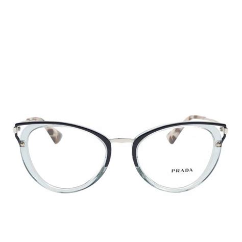 prada brille hellblau